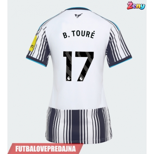 Lacne Ženy Futbalové dres Newcastle United Bazoumana Toure #17 2026-27 Krátky Rukáv - Domáci